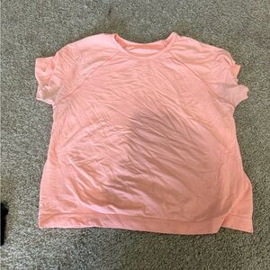Athleta Kids Short Sleeve Tee - coral,  size L/12
